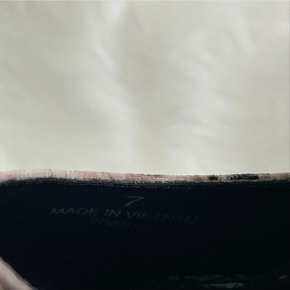 ASOS Black and Nude Snakeskin Print Platform Block Heels Ankle Strap Pump Size 9 - Picture 5 of 8